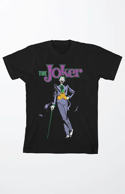 Pacsun Kids Batman Laughing Joker T-shirt In Black