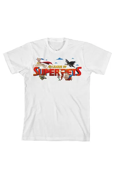 Pacsun Kids Dc League Of Super Pets T-shirt In White
