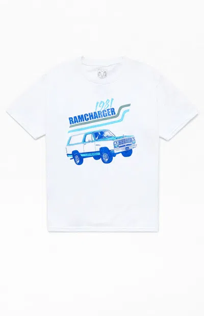 Pacsun Kids Dodge Ramcharger T-shirt In White