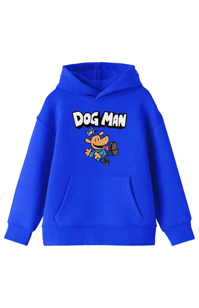 Pacsun Kids Dog Man Character Logo Hoodie In Blue