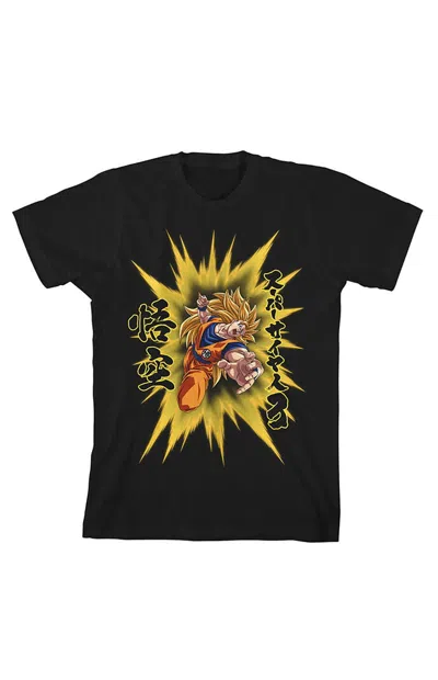 Pacsun Kids Dragon Ball Super Goku T-shirt In Black