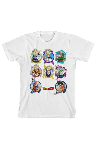 Pacsun Kids Dragon Ball Z Character T-shirt In White