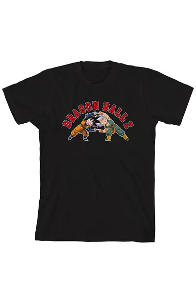 Pacsun Kids Dragon Ball Z Goten & Trunks Fusion Move T-shirt In Black
