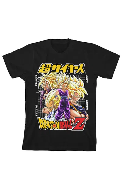 Pacsun Kids Dragon Ball Z Super Saiyan T-shirt In Black