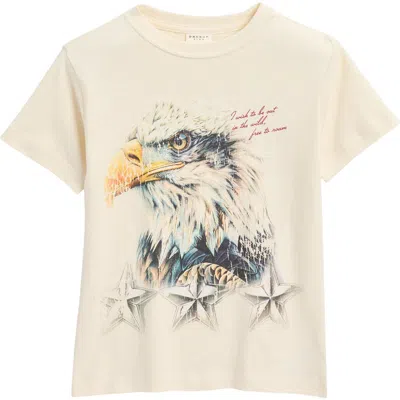 Pacsun Kids' Eagle Graphic T-shirt In Tan