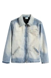 Pacsun Kids' Faded Denim Jacket In Indigo