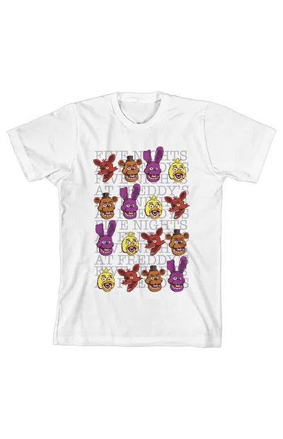 Pacsun Kids Five Nights At Freddy's T-shirt In White