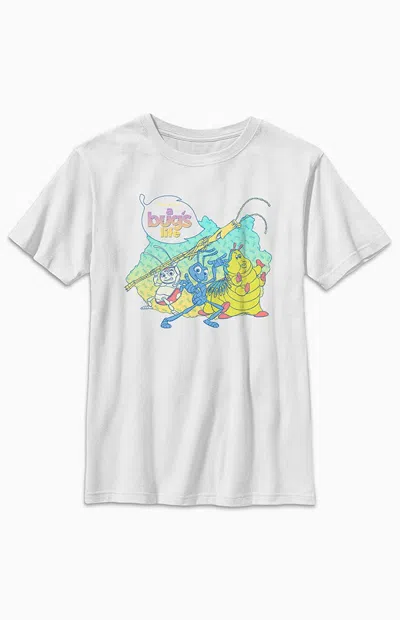 Pacsun Kids Flick & The Gang T-shirt In White