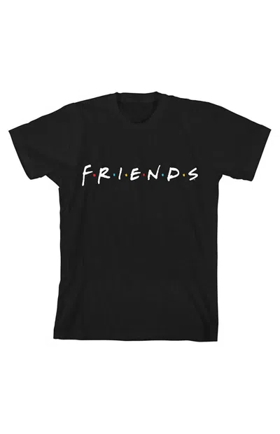 Pacsun Kids Friends Logo T-shirt In Black