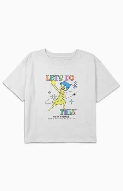 Pacsun Kids Inside Out Joy T-shirt In White