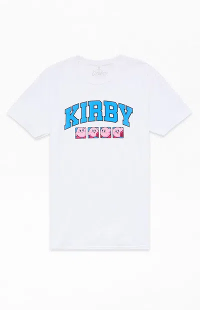 Pacsun Kids Kirby Varsity T-shirt In White