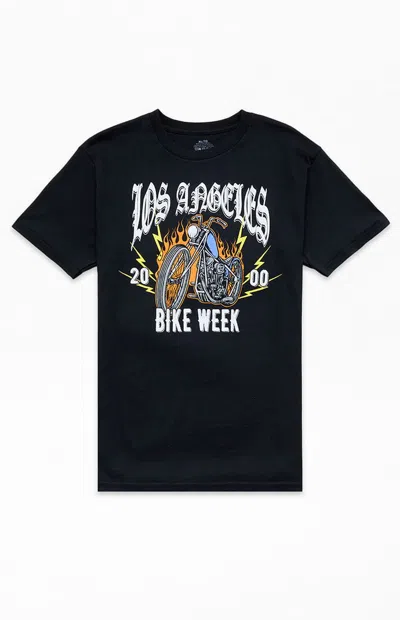Pacsun Kids La Bike Week T-shirt In Black