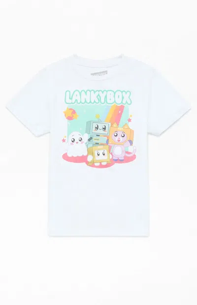 Pacsun Kids Lankybox Characters T-shirt In White