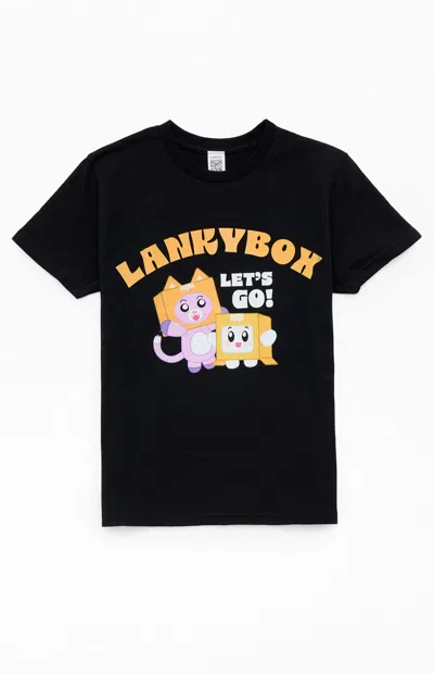Pacsun Kids Lankybox Let's Go T-shirt In Black