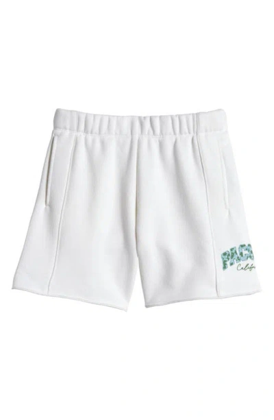 Pacsun Kids' Logo Sweat Shorts In Bright White