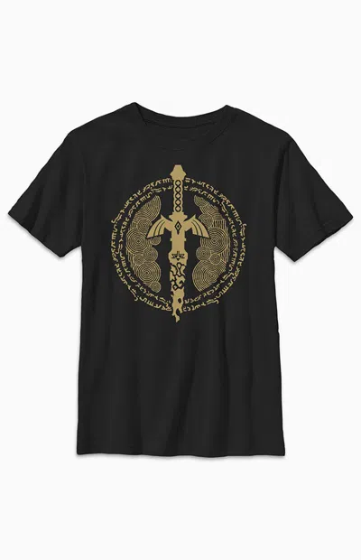 Pacsun Kids Master Sword T-shirt In Black