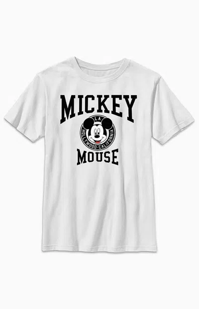 Pacsun Kids Mickey Hollywood T-shirt In White