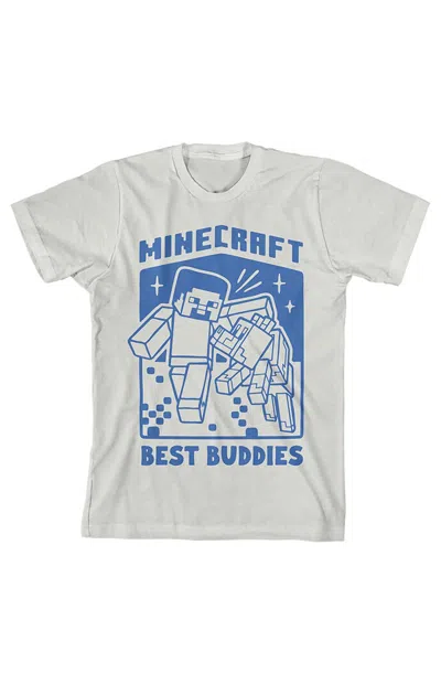 Pacsun Kids Minecraft Adventure Club T-shirt In Gray In White