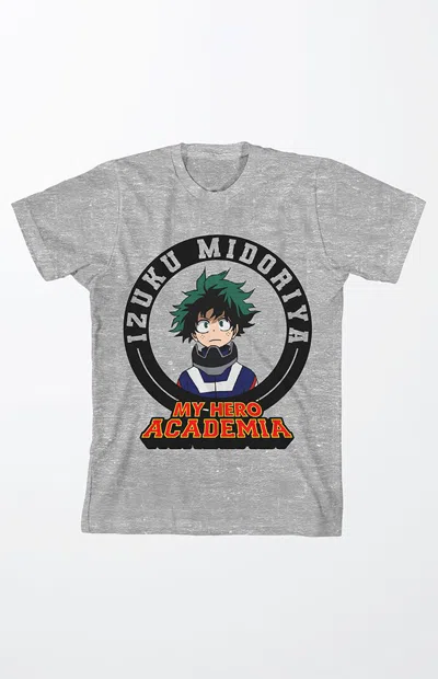 Pacsun Kids My Hero Academia Izuku T-shirt In Heather Grey In Gray