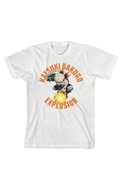 Pacsun Kids My Hero Academia Katsuki T-shirt In White