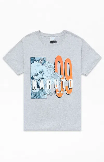 Pacsun Kids Naruto 09 T-shirt In Heather Grey In Gray