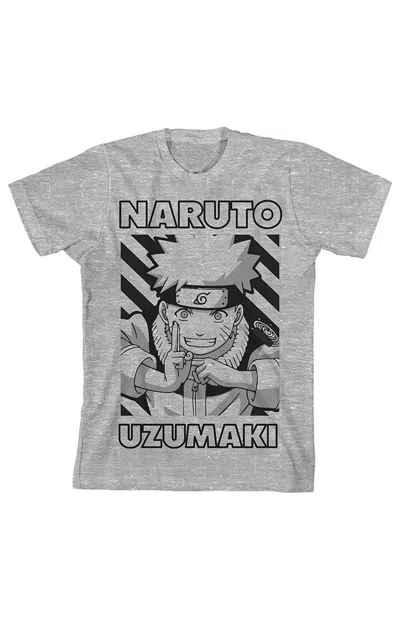 Pacsun Kids Naruto Uzumaki T-shirt In Gray