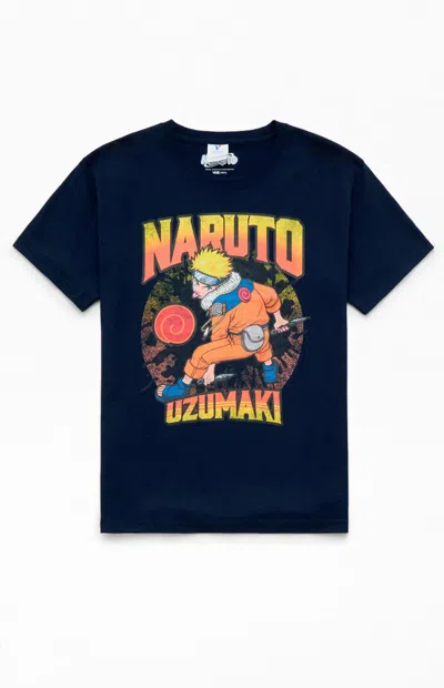 Pacsun Kids Naruto Uzumaki T-shirt In Navy In Blue