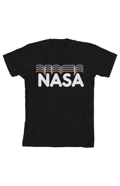 Pacsun Kids Nasa Logo T-shirt In Black
