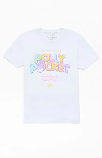 Pacsun Kids Polly Pocket T-shirt In White In Blue