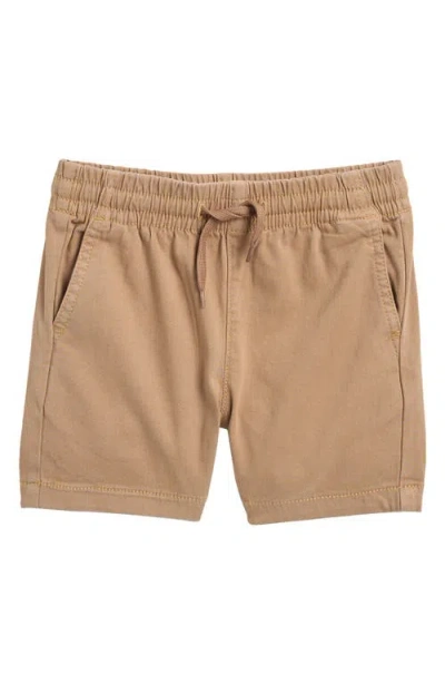 Pacsun Kids' Reed Cotton Twill Volley Shorts In Tan