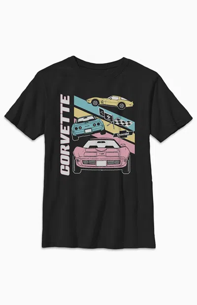 Pacsun Kids Retro Corvette T-shirt In Black