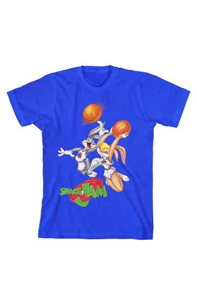 Pacsun Kids Space Jam Lola & Bugs T-shirt In Blue