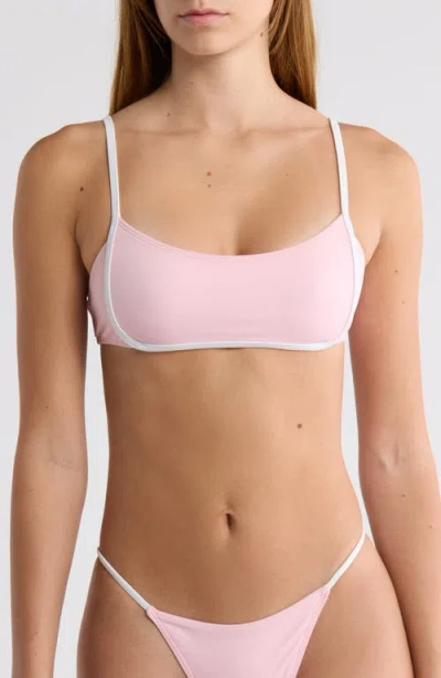 Pacsun Kierra Bikini Top In Pink