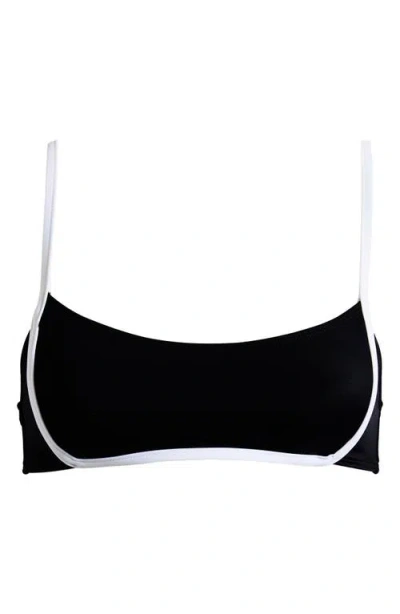 Pacsun Kierra Bikini Top In Black/bright