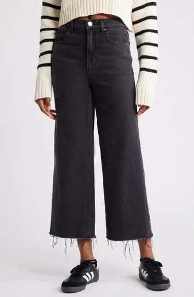 Pacsun Knox Wide Leg Crop Jeans In Blue