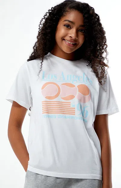 Pacsun La Tennis T-shirt In White