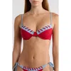 Pacsun Lace-up Underwire Bikini Top