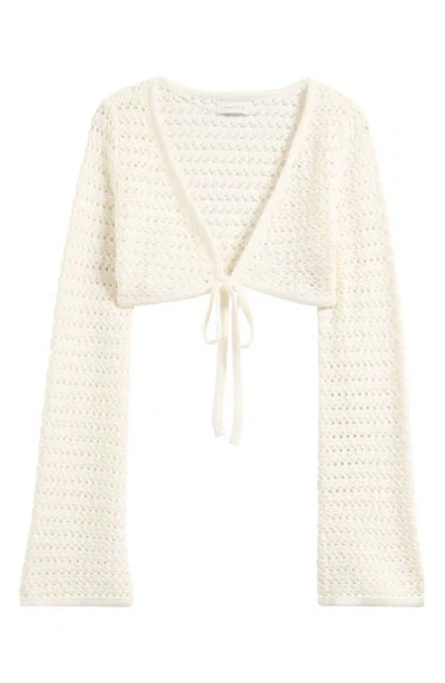 PACSUN PACSUN LAGUNA CROP CROCHET CARDIGAN