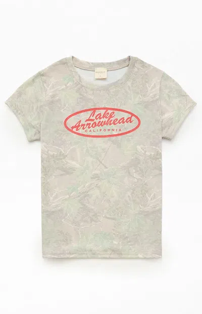 Pacsun Lake Arrowhead Camo T-shirt In Multi