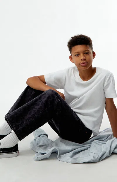 Pacsun Leopard Baggy Jeans Black In Brown