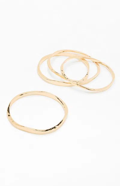 Pacsun Lexxi Gold Metal Bangles