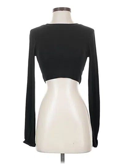 Pre-owned Pacsun Long Sleeve T-shirt In Black