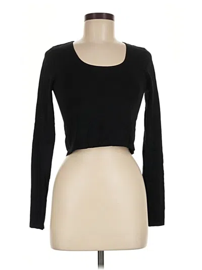 Pre-owned Pacsun Long Sleeve T-shirt In Black