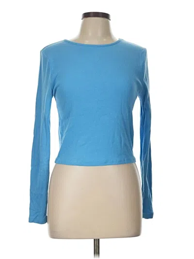 Pre-owned Pacsun Long Sleeve T-shirt In Blue