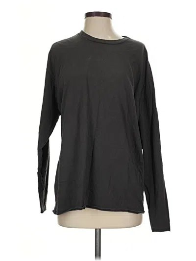 Pre-owned Pacsun Long Sleeve T-shirt In Gray