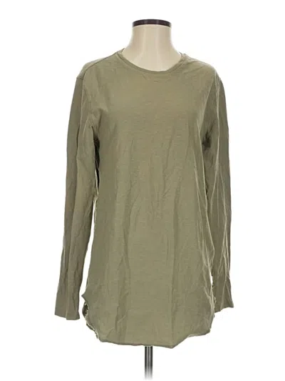 Pre-owned Pacsun Long Sleeve T-shirt In Green