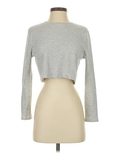 Pre-owned Pacsun Long Sleeve Turtleneck In Silver