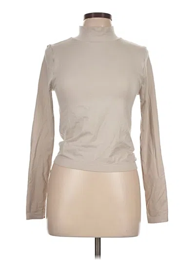 Pre-owned Pacsun Long Sleeve Turtleneck In Tan