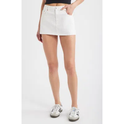 Pacsun Lorna Raw Hem Denim Miniskirt