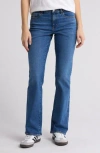 Pacsun Low Rise Stretch Bootcut Jeans In Medium Indigo